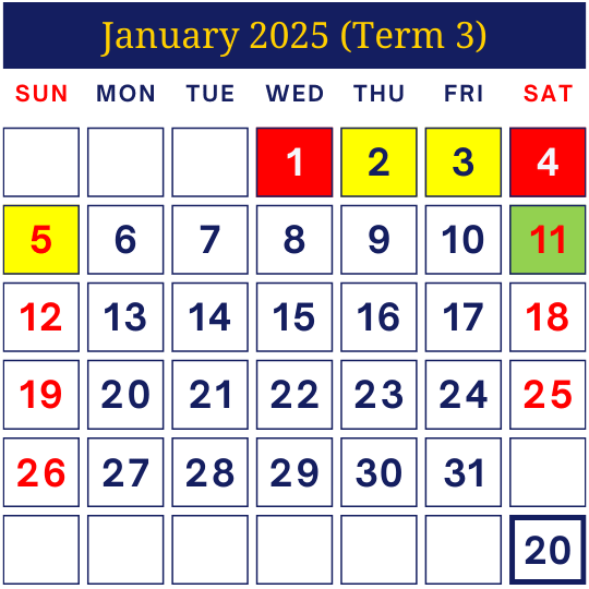 Academic Calendar 20242025